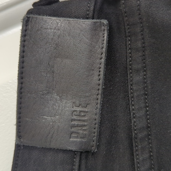 PAIGE Federal Straight Jeans Black Shadow 30x29 - Picture 10 of 14